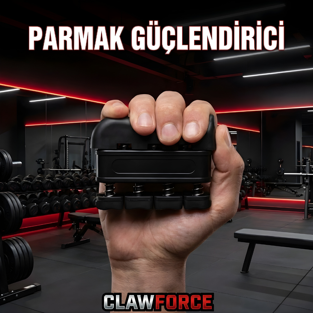 ClawForce PowerSet Bilek, Parmak Güçlendirici ve Rehabilitasyon Kiti (5 Parça)